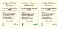 Manual Handling Certificates